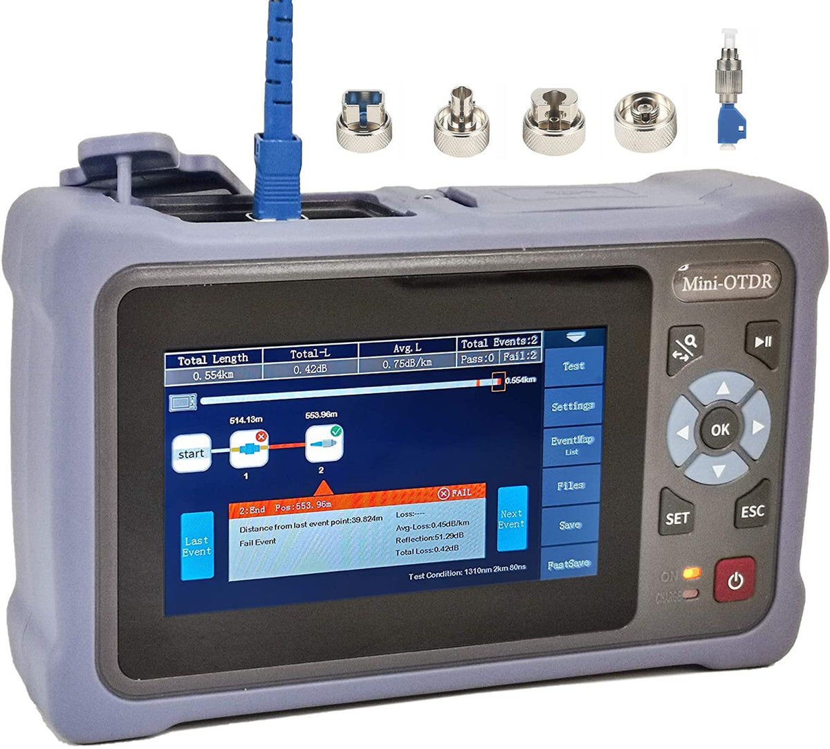 Mini-Pro OTDR Optical Network Tester with Touch Screen W39317