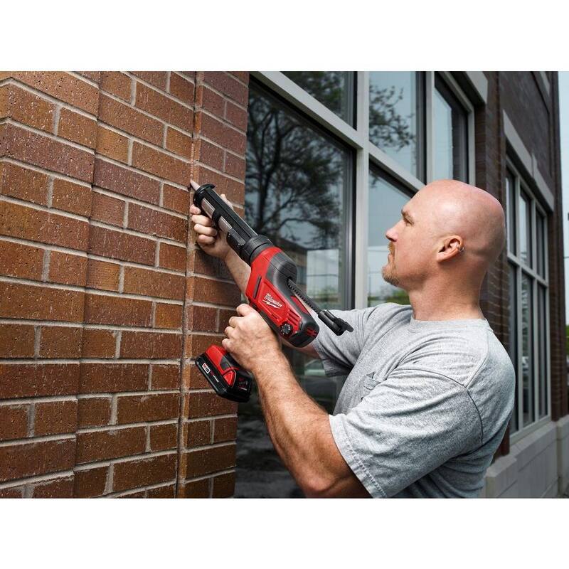 18V Lithium-Ion Brushless Cordless Reciprocating Saw & Caulk Gun with Two 6.0Ah Batteries J47739