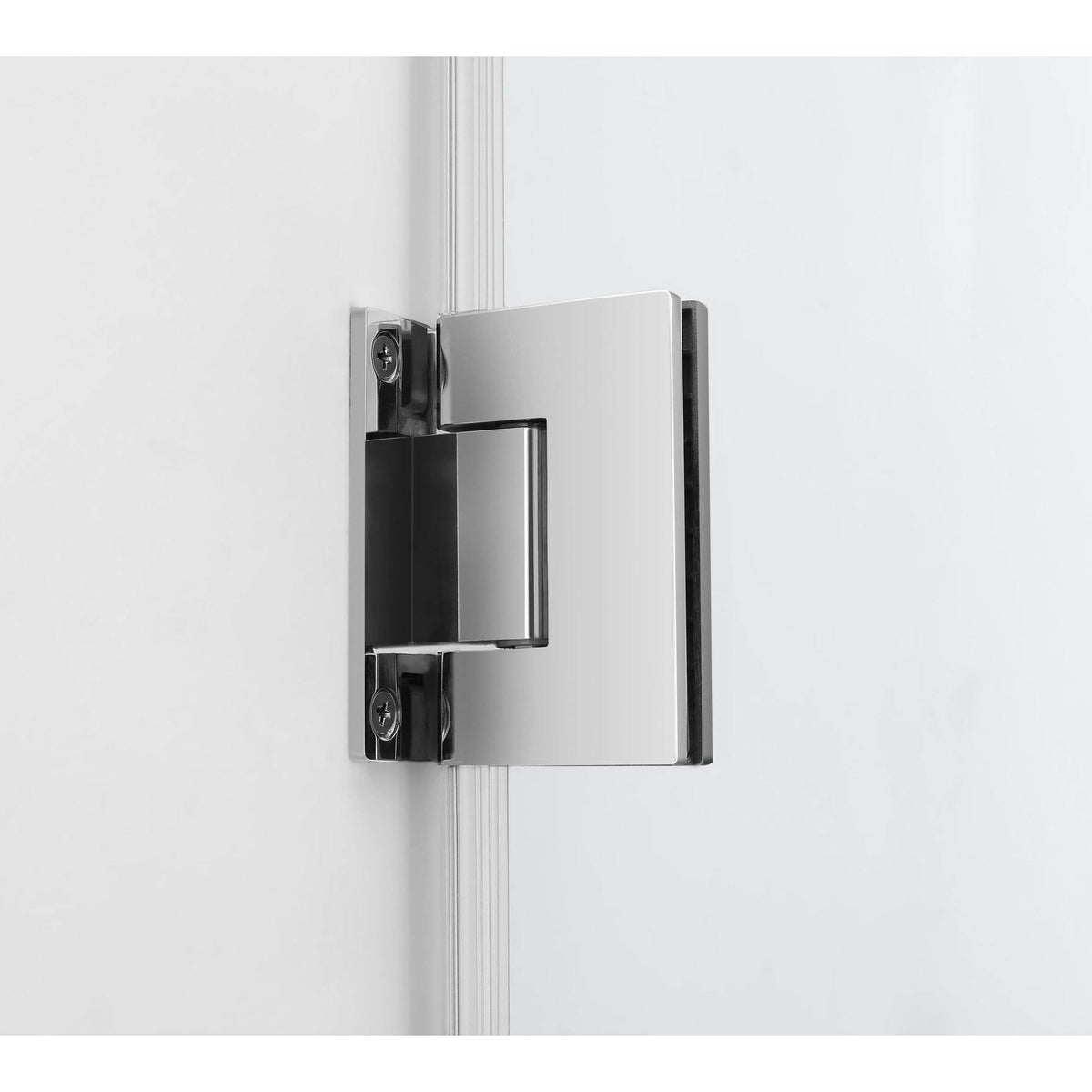 72x22 High x 22x22 Wide Frameless Shower Door Stainless Steel Y6306