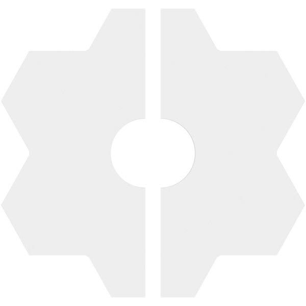 PVC Contemporary Ceiling Medallion Two Piece S67580