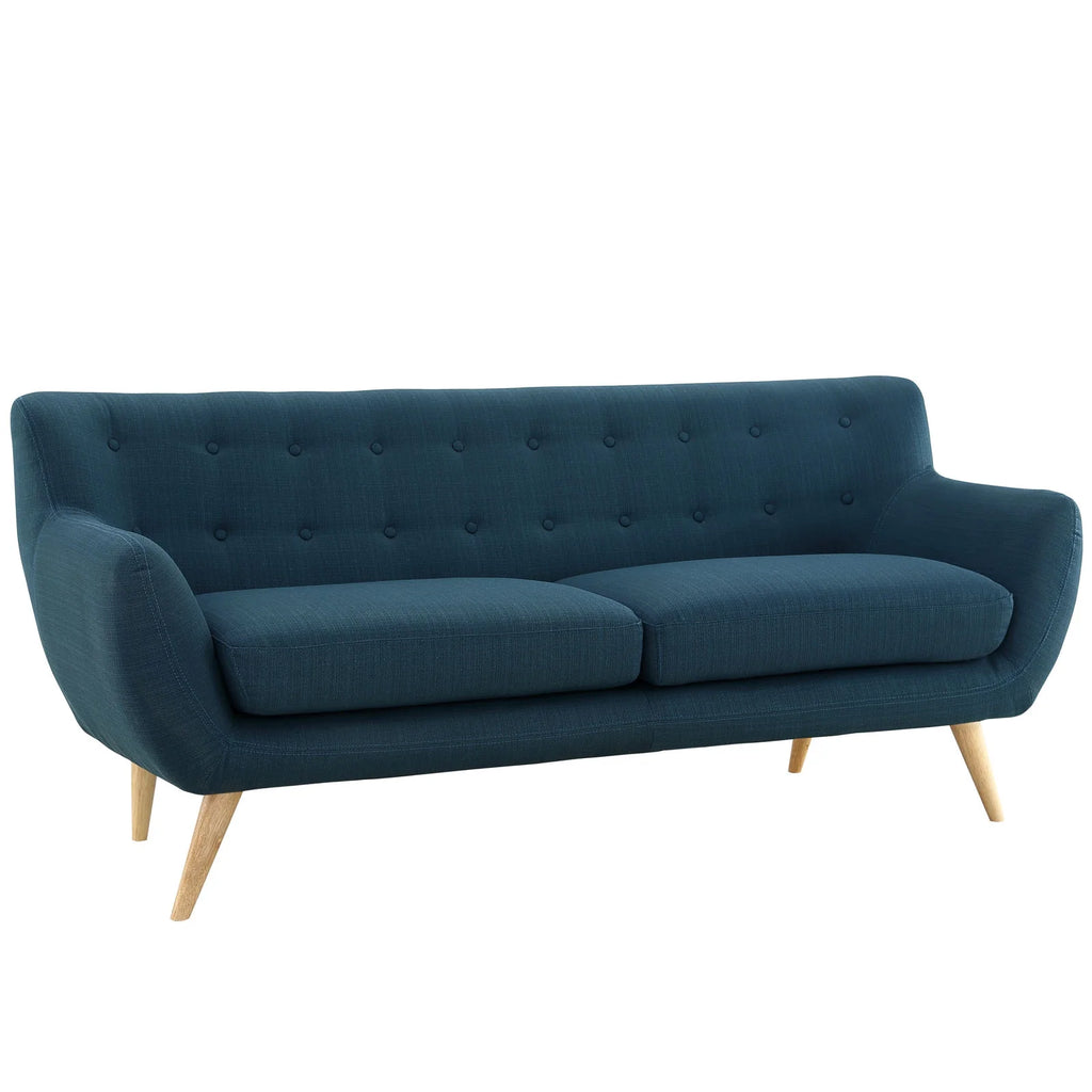 Navy Fabric Two PCS Living Room Set W356836