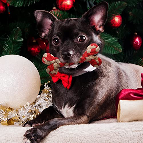 16 Pieces Christmas Dog Rope Toys Q864