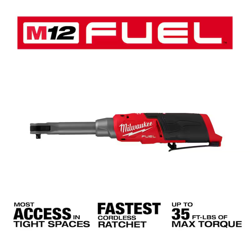 12V Lithium-Ion Brushless Cordless 1/4 in. Extended Reach High Speed Ratchet T7364