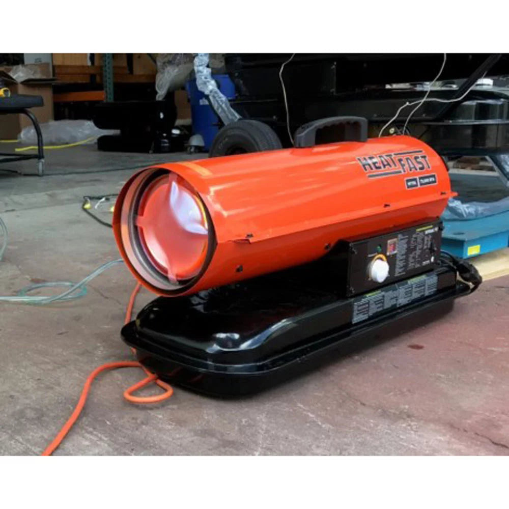 215,000 BTU Forced Air Kerosene Heater With Thermostat Q2921