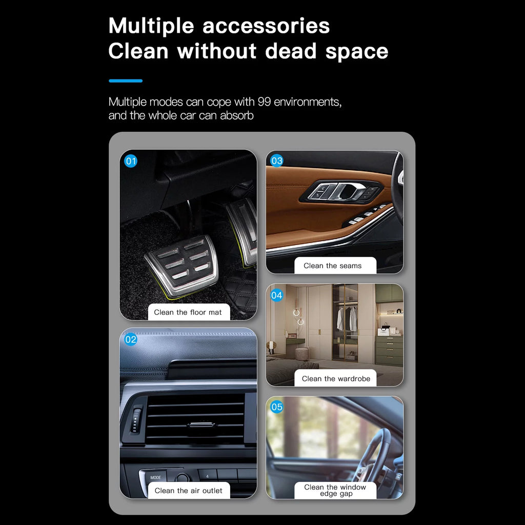 Cordless Car Wireless Vacuum Cleaner H444
