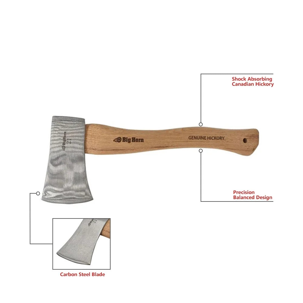 21 Oz Hatchet Axe with Hickory Handle Q372