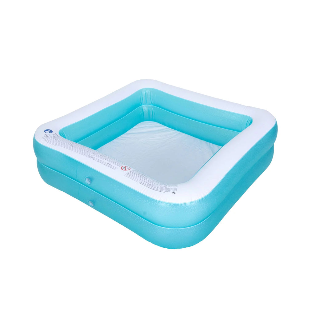 Inflatable Blue and White 2-Ring Swimming Pool R873