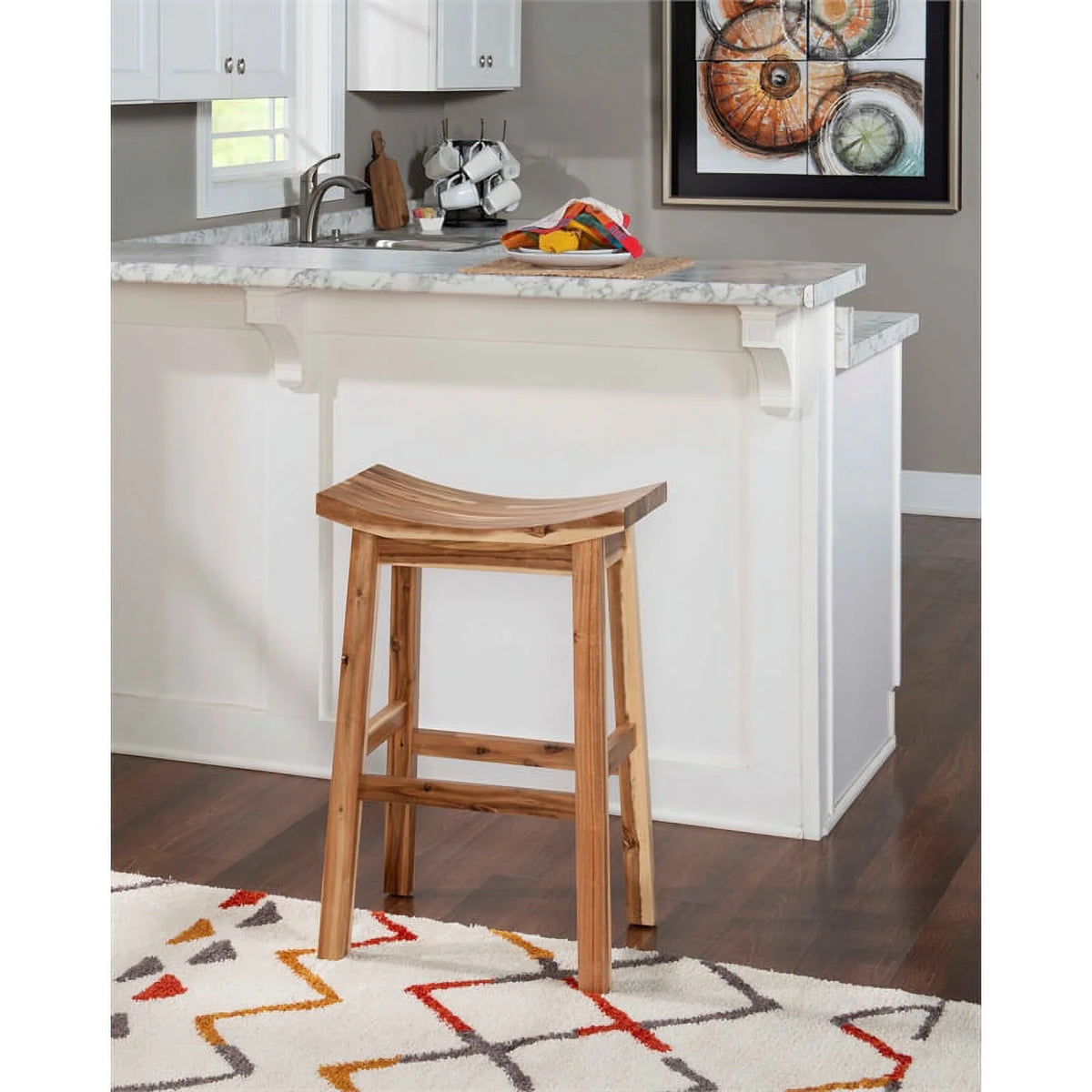 30" Wood Bar Stool J175616