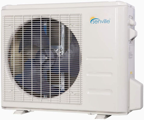 12,000 BTU Floor Console Mini Split AC/Heating System, White A318412