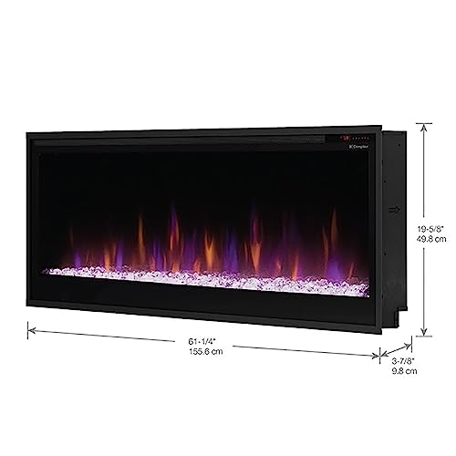 36 Inch Slim Linear Electric Fireplace with Remote A449050