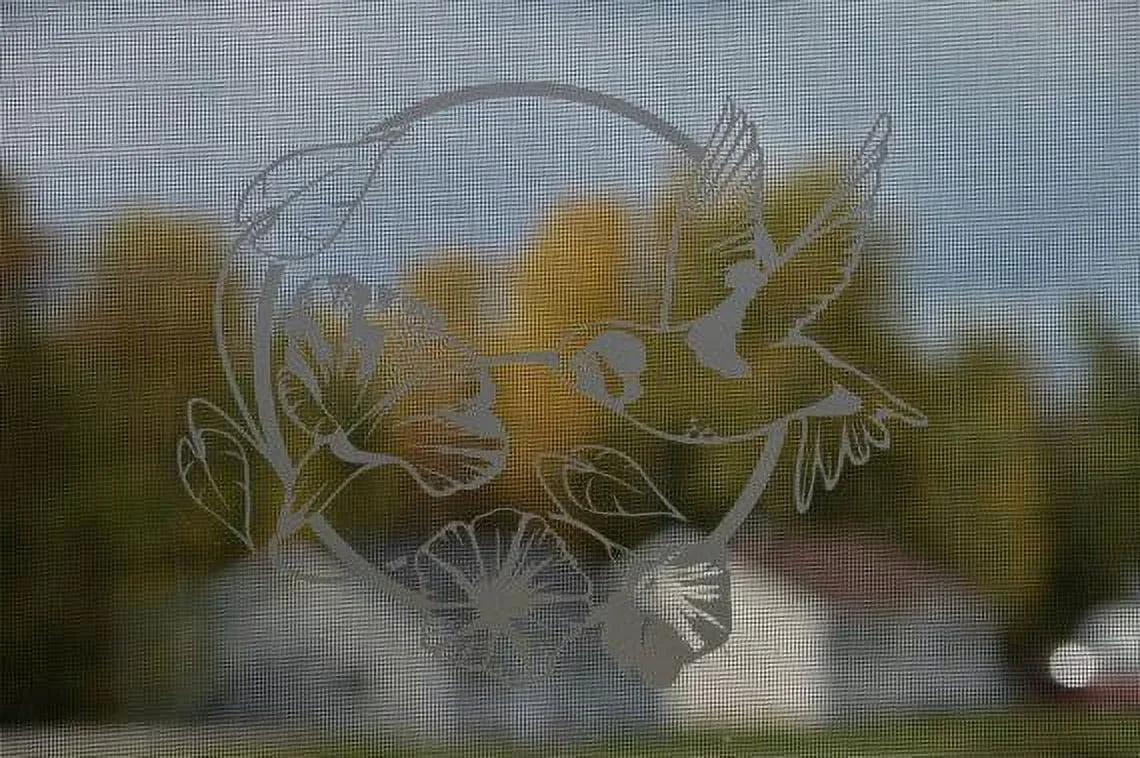 DIY Etched Glass Vinyl Privacy Film B587