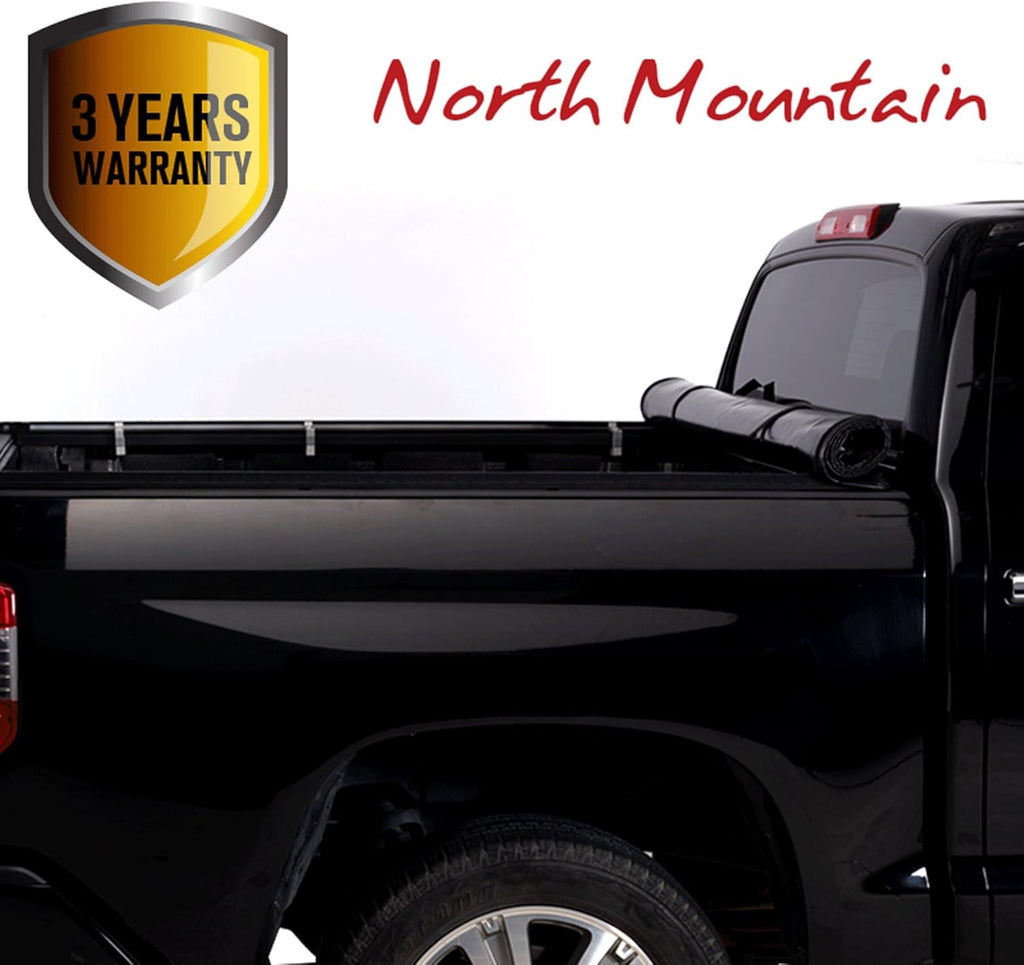 Soft Roll Up Tonneau Cover with Rails and Mounting Hardware Z200