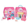 Portable House Two-storey Villa Mold Toy X31154