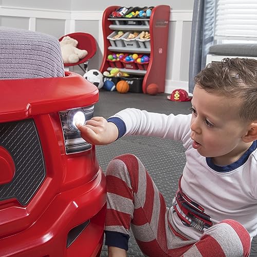 Red Toddler-to-Twin Race Car Bed I7098
