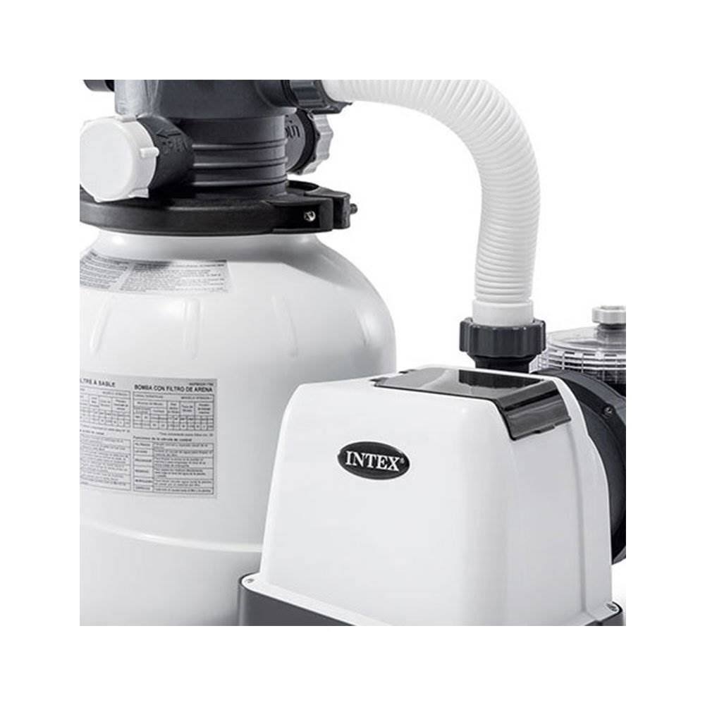Above Ground Pool Sand Filter Pump with Automatic Pool Vacuum K6555