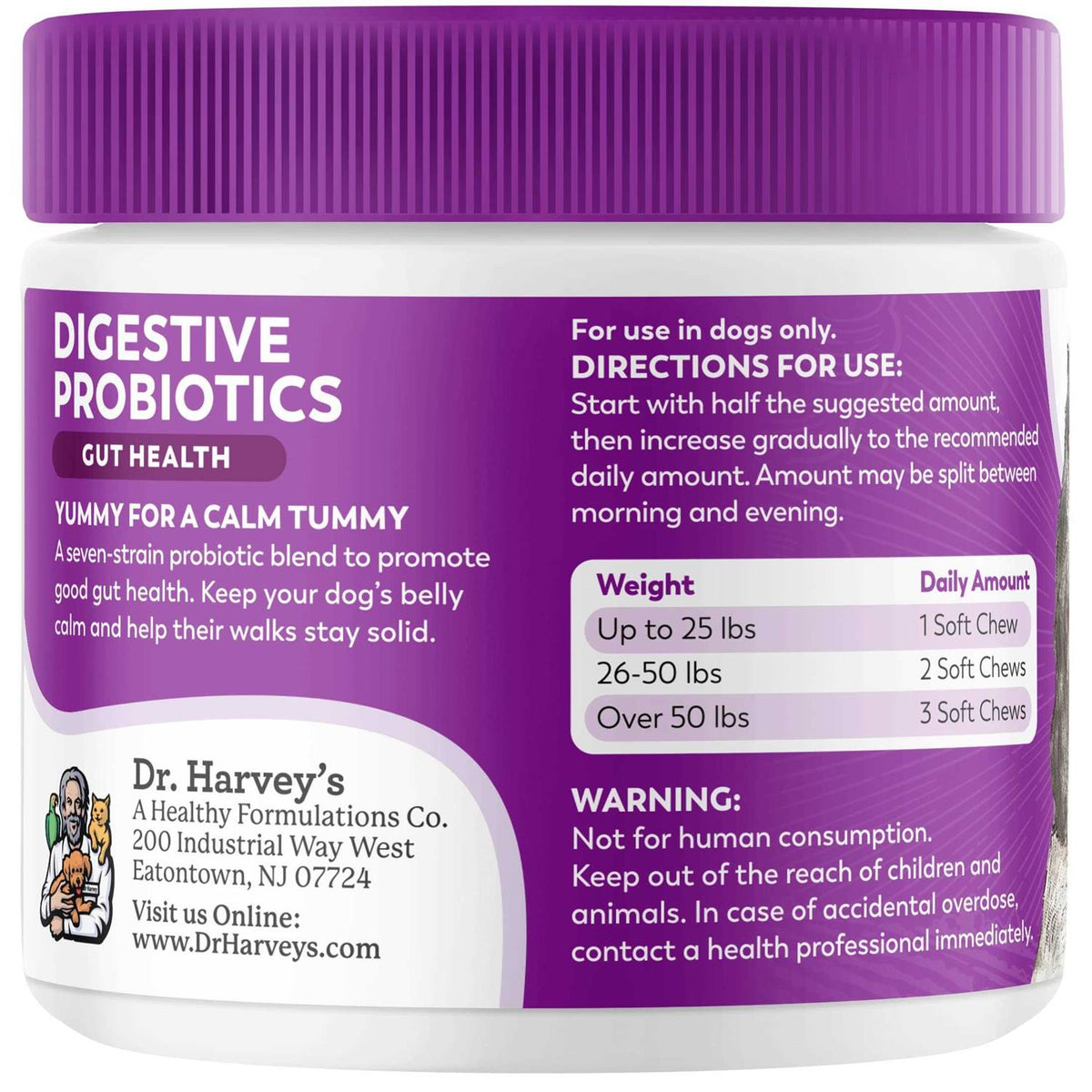 Probiotics Gut Health for Dogs Soft Chews L46268