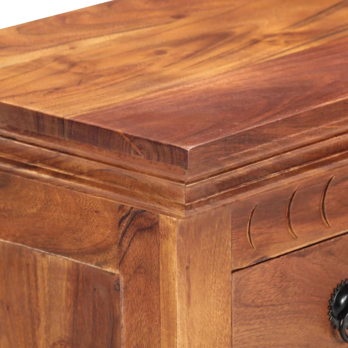 Solid Acacia Wood Sideboard J722333