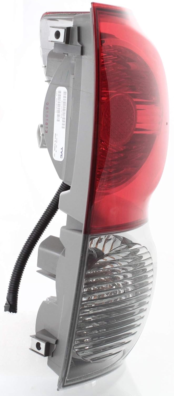 Tail Light Assembly Compatible with 2007-2009 Toyota Tundra Passenger Side Pack of 2 X3112
