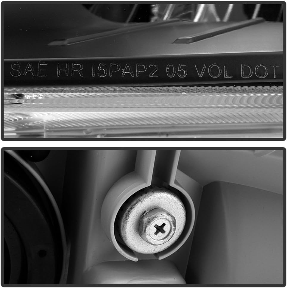 Black Headlights Driver + Passenger Side F3878