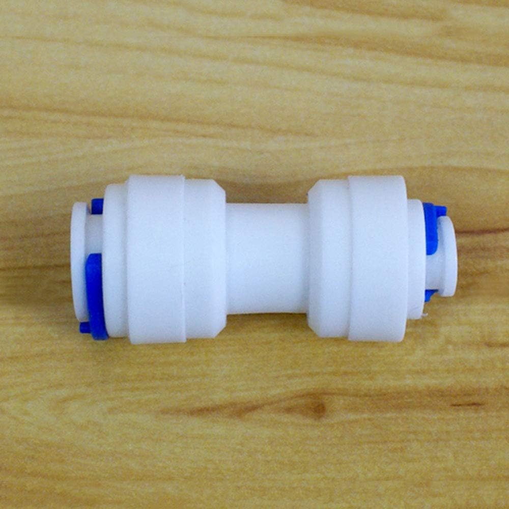 5PCS 1/4inch to 3/8inch OD Quick Straight Push Connector Water Tube Pipe Fitting Kit Z51267