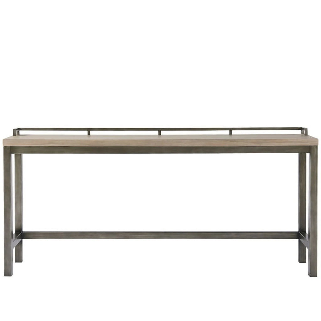 Modern Table with 3 Stools Gray Metal Wood Top J94958