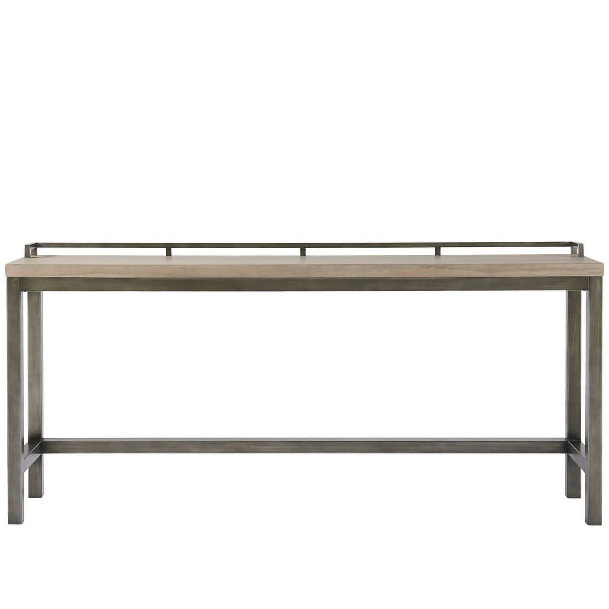 Modern Table with 3 Stools Gray Metal Wood Top J94958