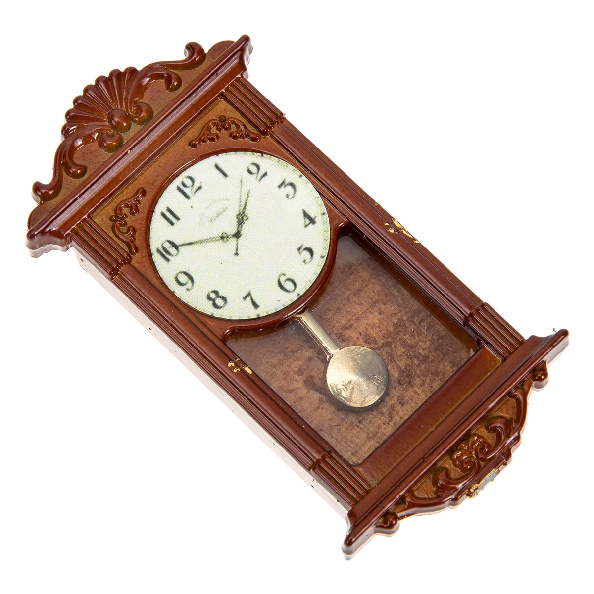 Vintage Metal Miniature Dollhouse Clock Z93711