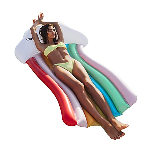 Giant Inflatable Blue Chaise Lounger Pool Float D473826
