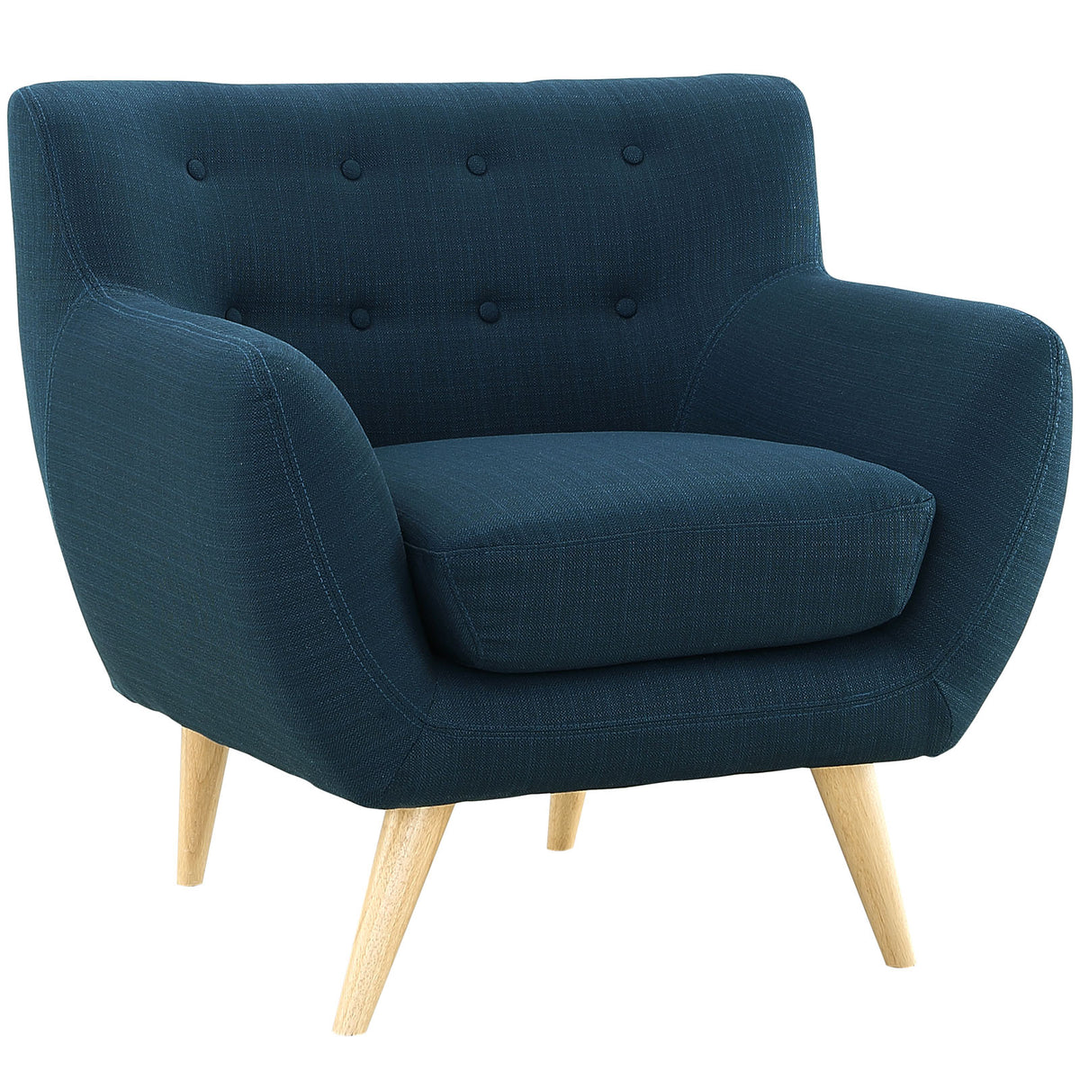Navy Fabric Two PCS Living Room Set W356836