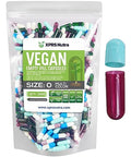 Size 0 Empty Vegan Capsules 1000 Count Q9899