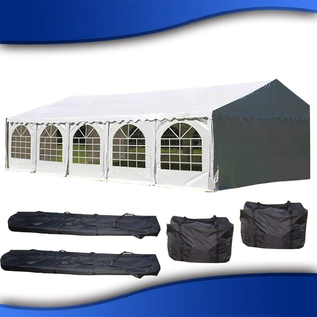 White Fire Retardant PVC Party Tent B53590