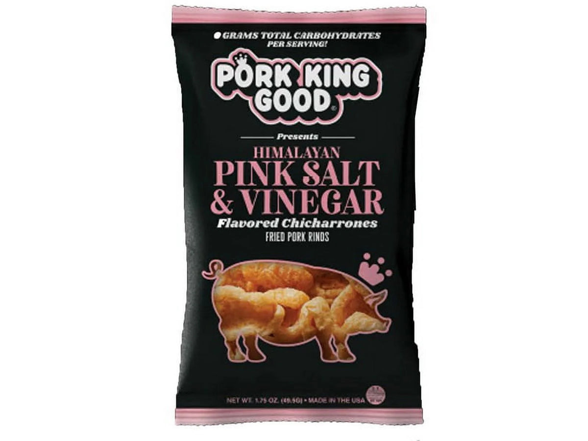 Salt & Vinegar Flavored Pork Rinds 12/1.75oz W2581