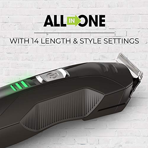 8 Piece Lithium Powered Grooming Kit, Black U422580
