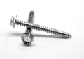 3/8-12 x 2 1/2 Sheet Metal Screw Hex Washer Head Zinc Plated W7929