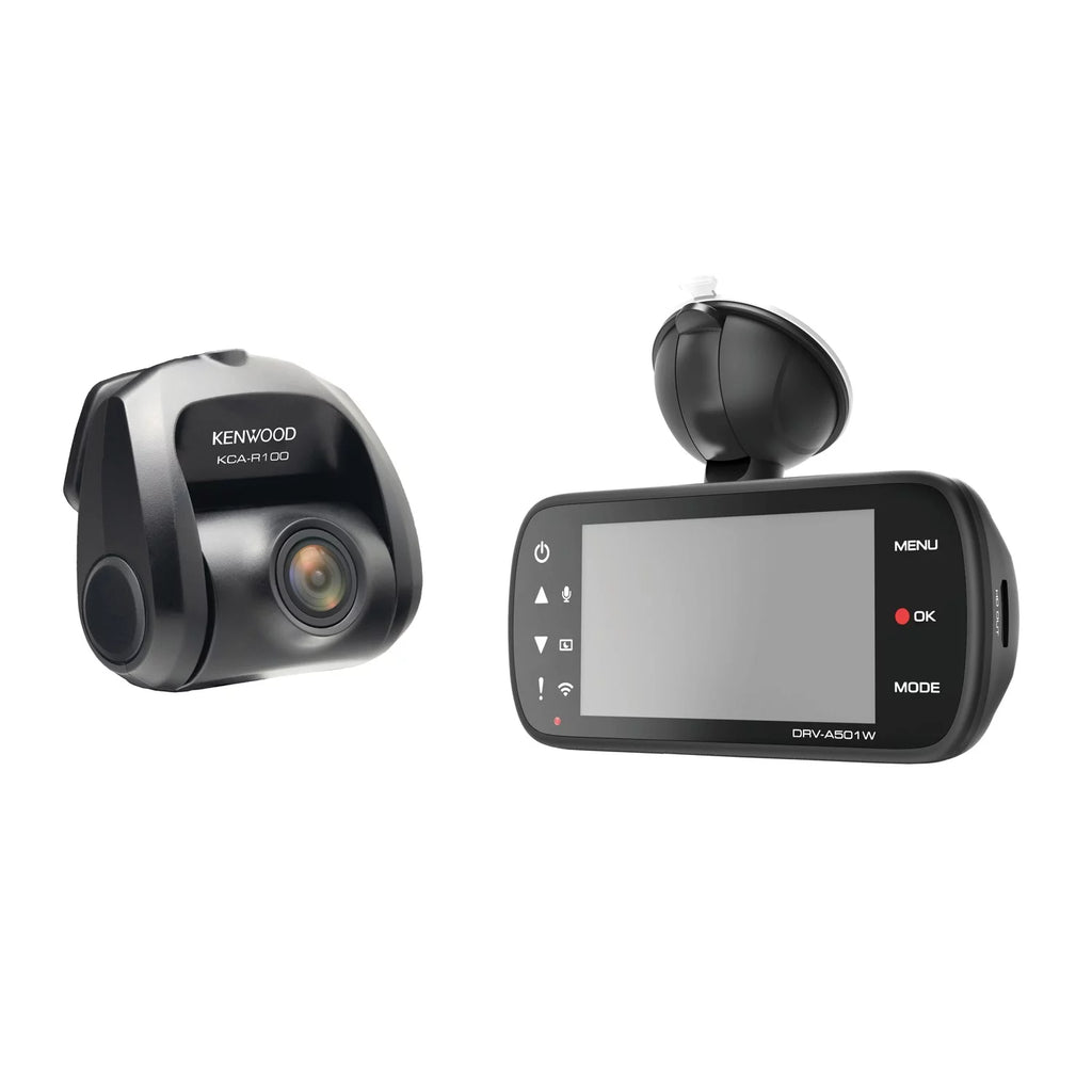 Dual-Camera Wide-Quad HD Drive Recorder with 3-Inch LCD K265