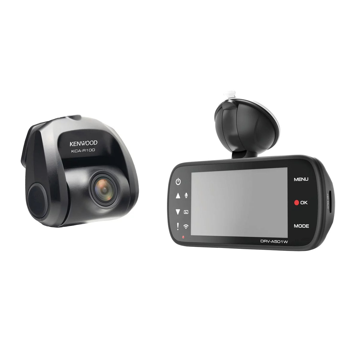 Dual-Camera Wide-Quad HD Drive Recorder with 3-Inch LCD K265