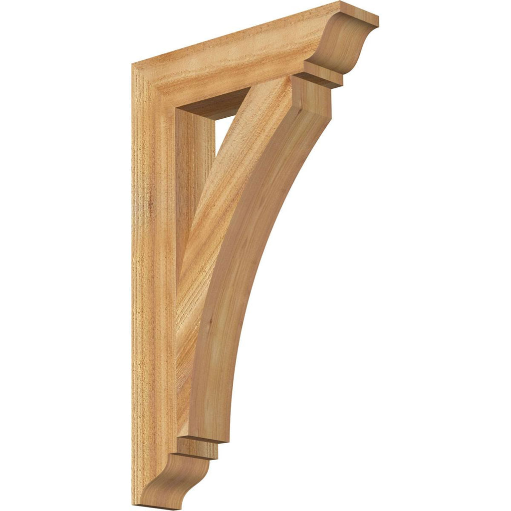 Western Red Cedar Thorton Traditional Rough Sawn Bracket N798