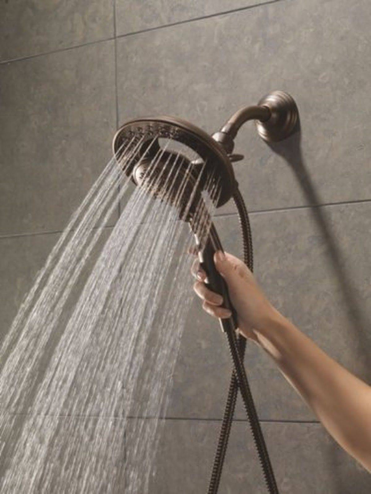Venetian Bronze Dual Hand Held Rain Shower Heads 2 in 1 Combo C3200