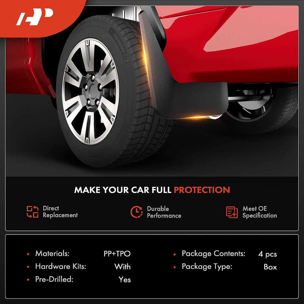 Splash Guards Mud Flaps 4-PC Set D59048