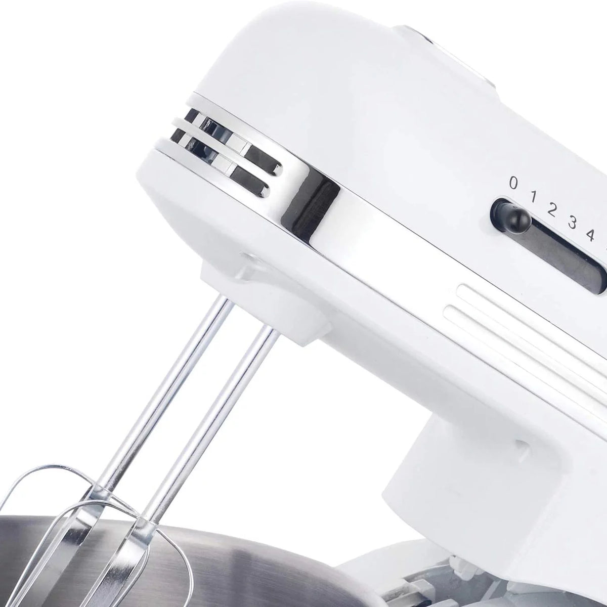5-Speed Stand Mixer with 3.5 Qt Stainless Steel Bowl, White H62665