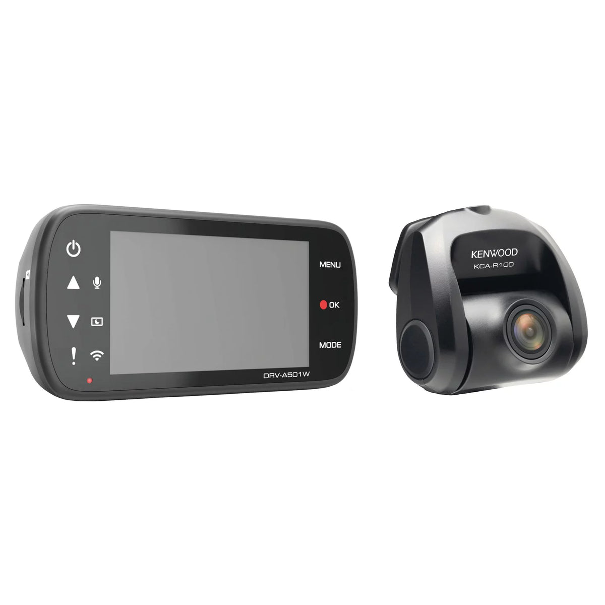 Dual-Camera Wide-Quad HD Drive Recorder with 3-Inch LCD K265