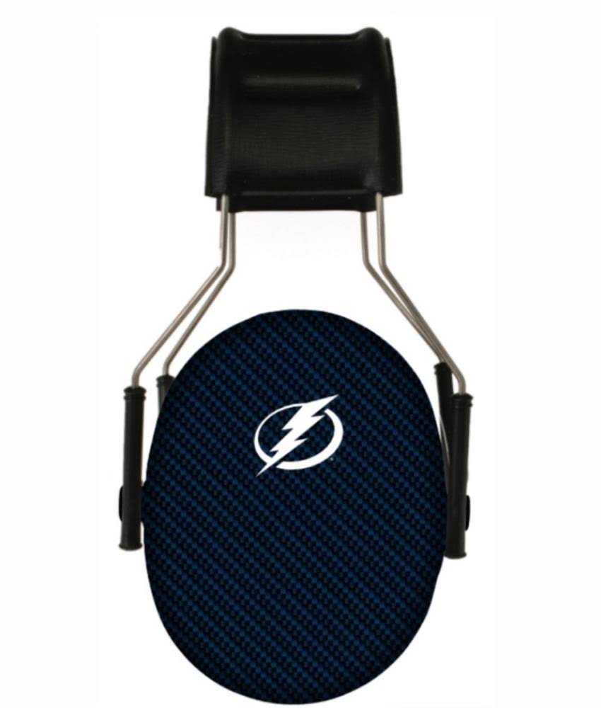 Tampa Bay Lightning Carbon Fiber Youth Earmuffs Stainless Steel K3433