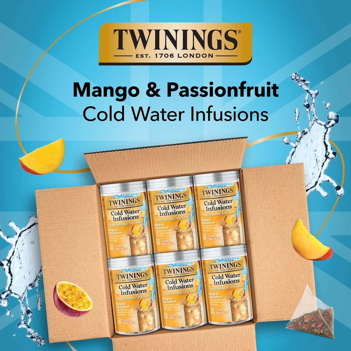 Mango & Passionfruit Flavored Water Enhancer, 12 Infusers 12 Count G676143