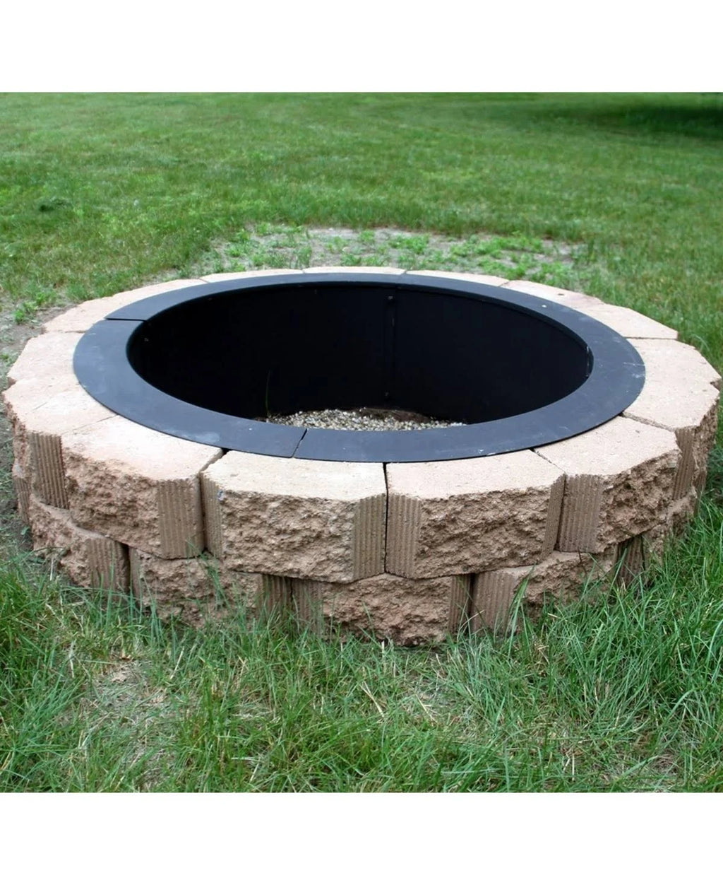 27 Inch Diameter Steel Fire Pit Ring Liner N241824