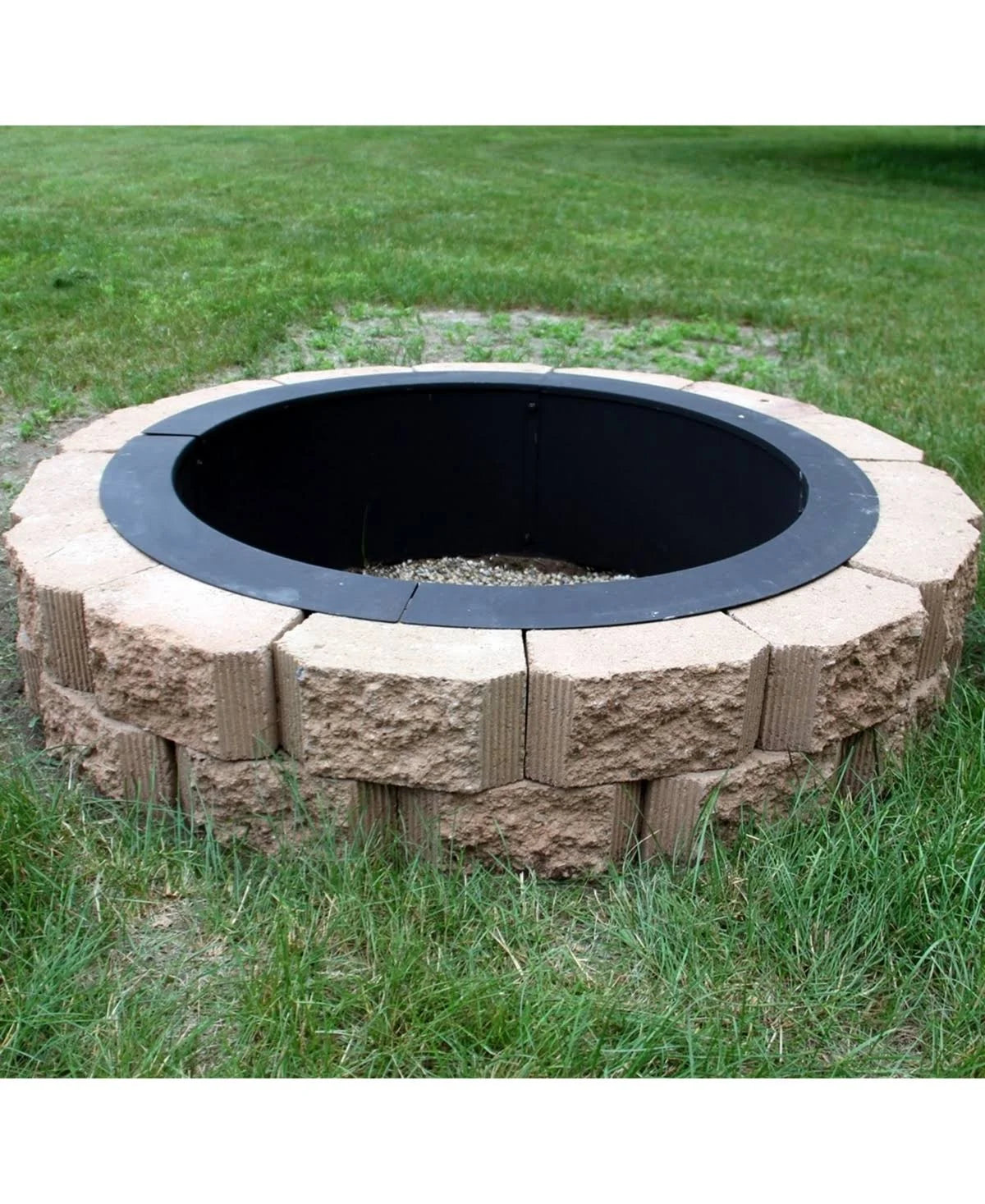 27 Inch Diameter Steel Fire Pit Ring Liner N241824