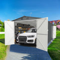 20x13 ft Metal Garage Shed with 2 Doors and 4 Vents X4878