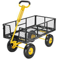 Heavy Duty Steel Garden Cart with 10 inch Tire K671554