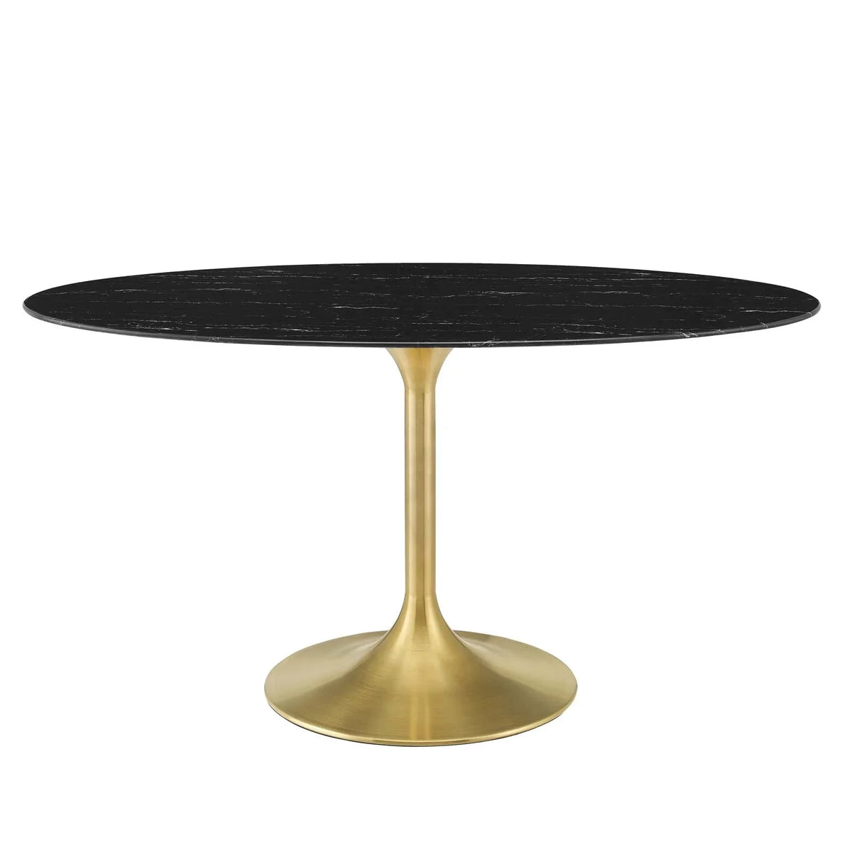 60" Oval Artificial Marble Dining Table O91401