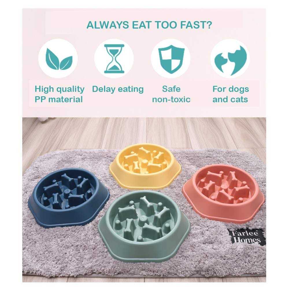 Slow Feeder Non Slip Dog Bowl Q622