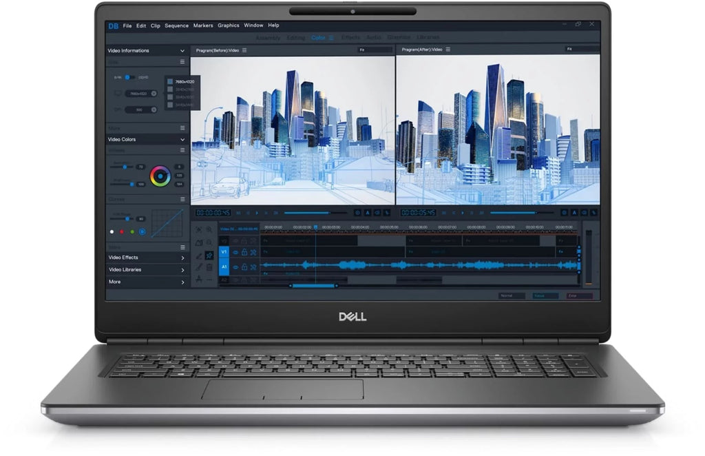 Restored Dell Precision 7000 7760 Workstation Laptop 17.3" FHD Core i9 - 2TB SSD + 1TB SSD - 32GB RAM - RTX A4000 8 Cores @ 5 GHz - 11th Gen CPU - 8GB GDDR6 Y970
